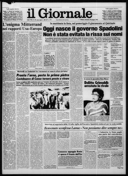 Il giornale nuovo : quotidiano del mattino